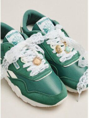 Anthropologie NWT Shoe Charm & Laces Set